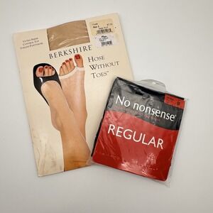 Collection Of 2 Pantyhose Various Brands & Colors 130-175lbs